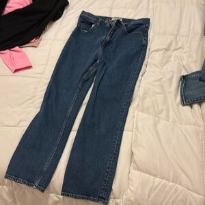 ankle straight ultra high rise